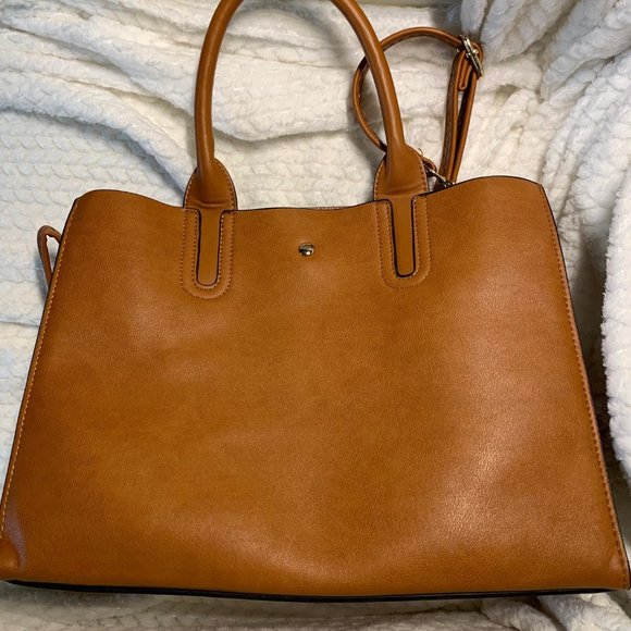 Handbag with shoulder strap Tan - Picture 11 of 16